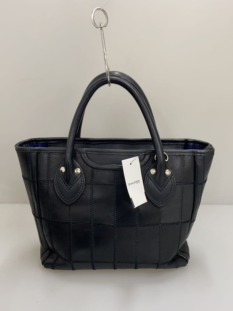 TRION Shoulder Bag Leather BLK 3