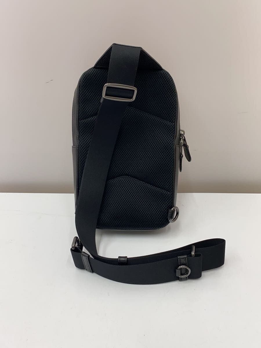 COACH Shoulder Bag Leather BLK CZ397 3