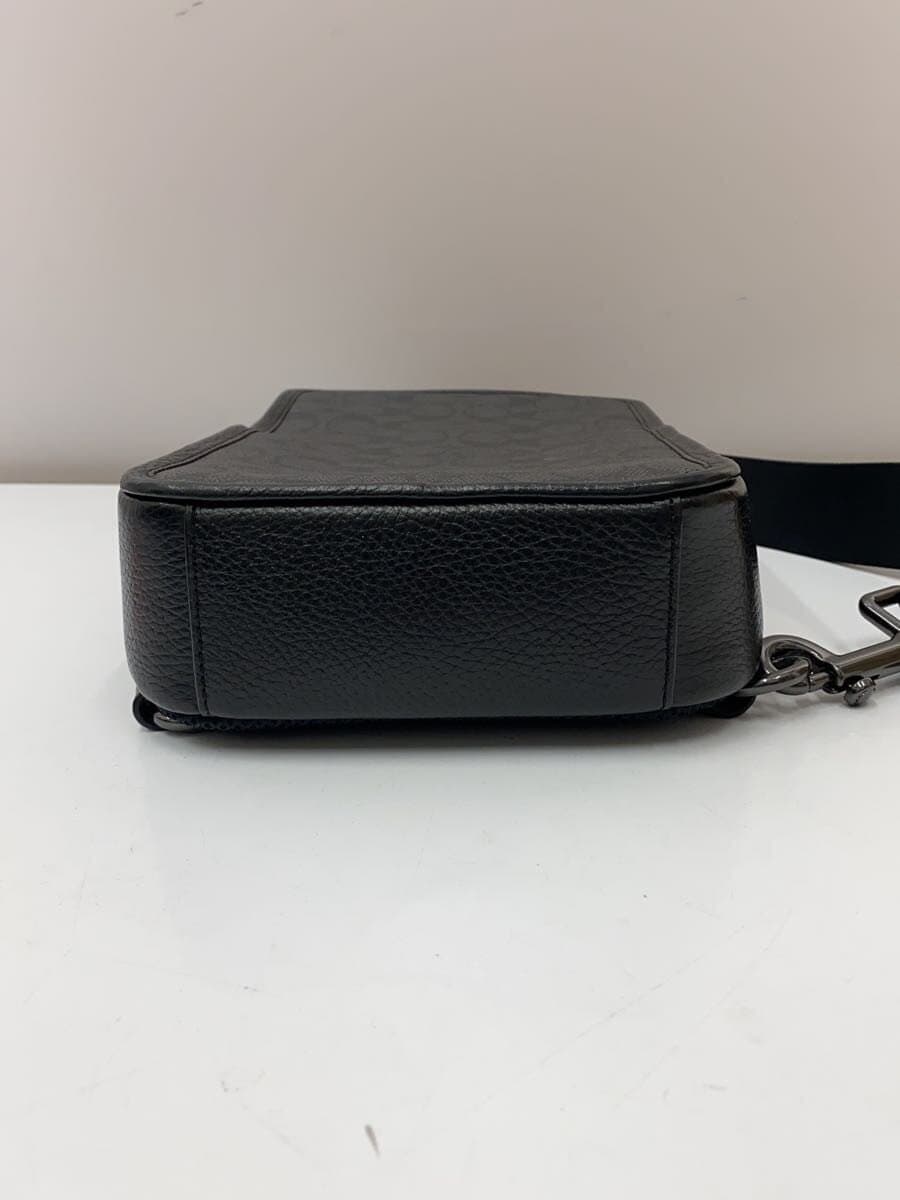 COACH Shoulder Bag Leather BLK CZ397 4