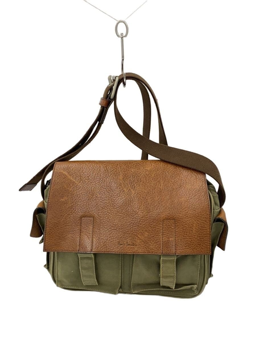 Paul Smith shoulder bag leather GRN plain