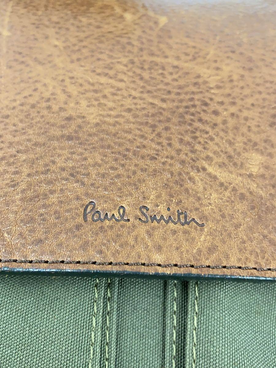 Paul Smith shoulder bag leather GRN plain 5