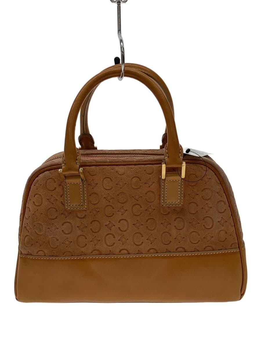 CELINE handbag suede ORN all-over pattern