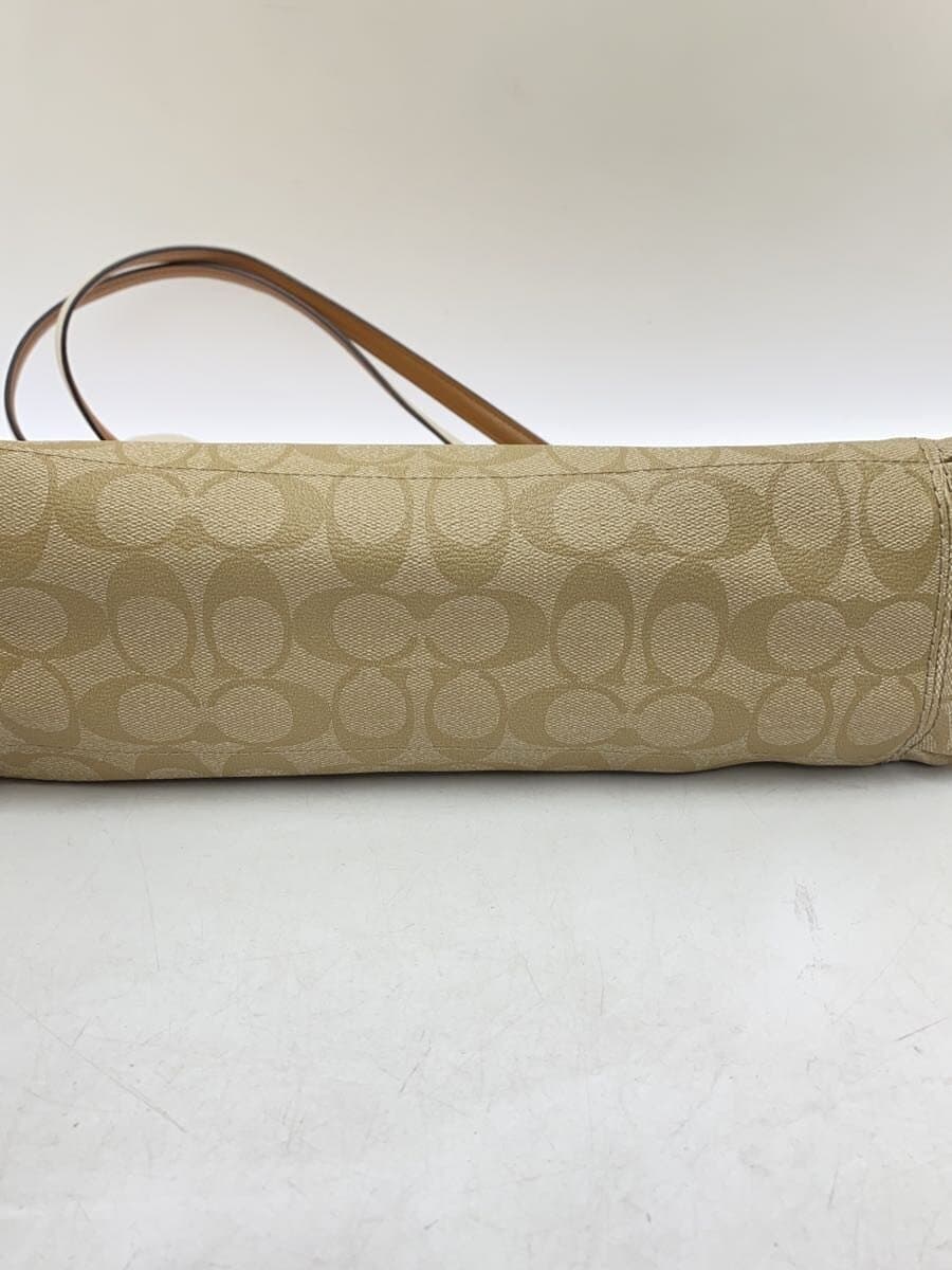 COACH Handbag PVC BEG All Over Pattern F27972 4