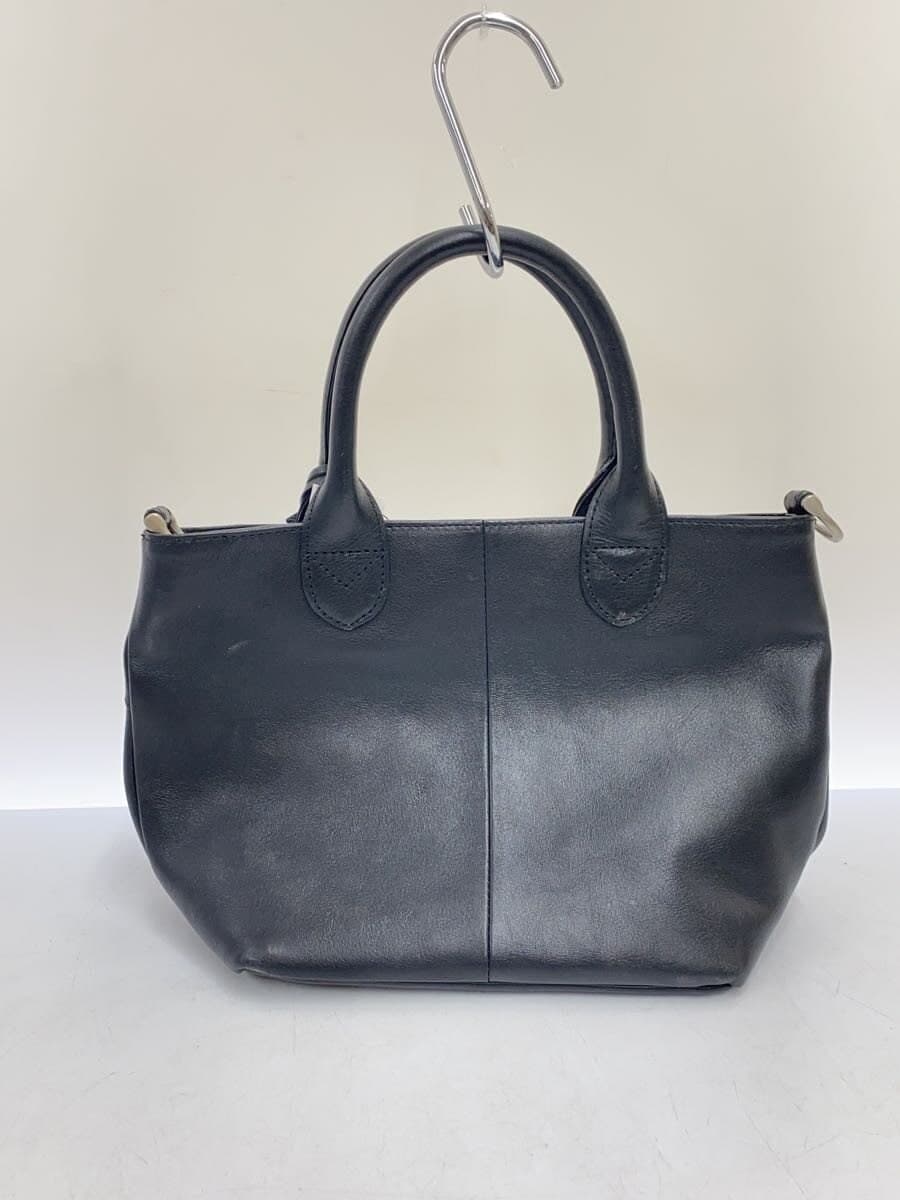 AVIREX Shoulder Bag Leather BLK All Over Pattern 3