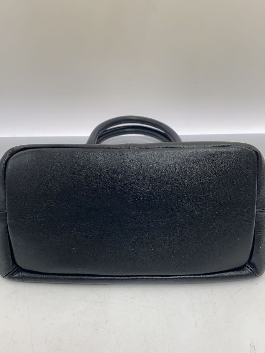 AVIREX Shoulder Bag Leather BLK All Over Pattern 4