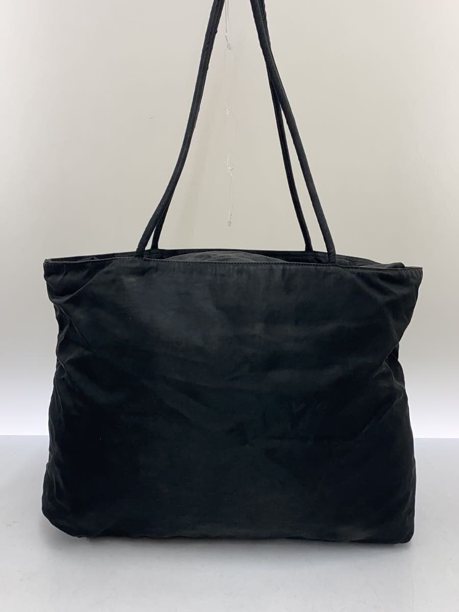 PRADA Tote Bag Nylon BLK Solid 3