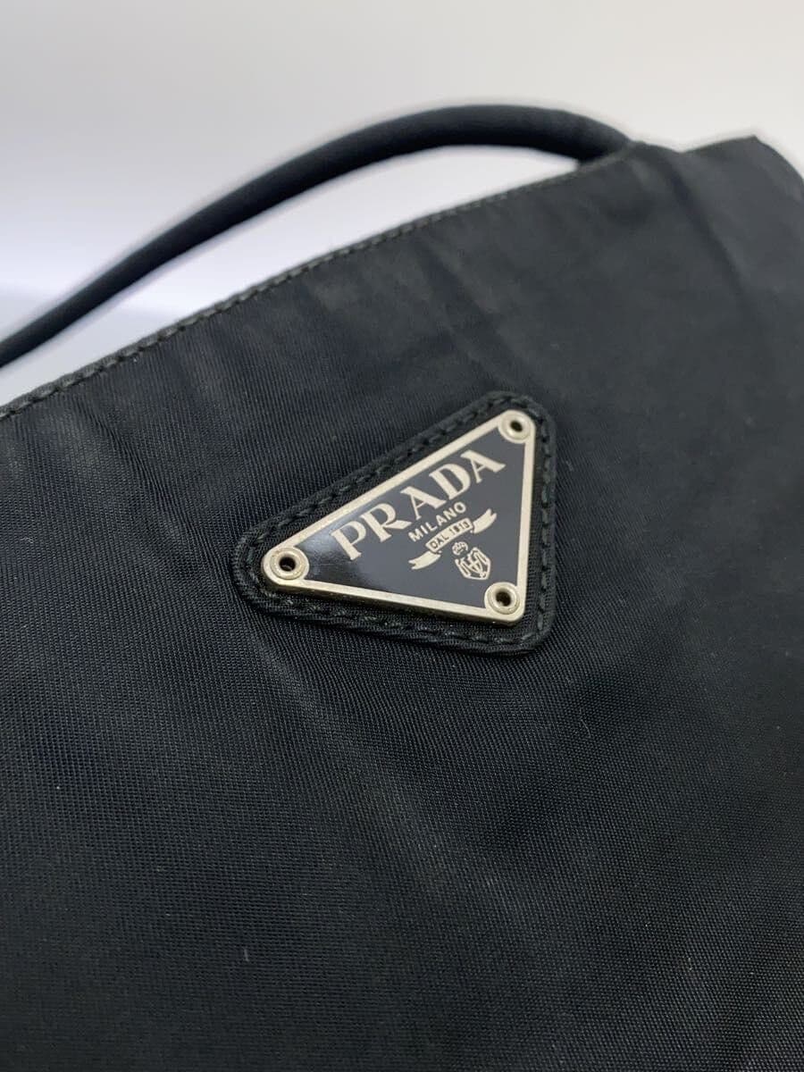 PRADA Tote Bag Nylon BLK Solid 6