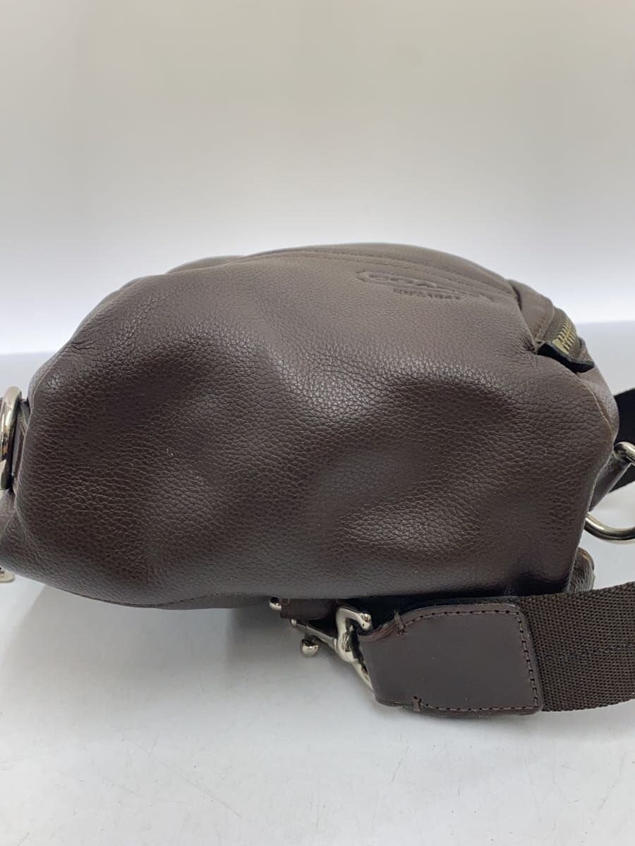 COACH Waist Bag Leather BRW 4