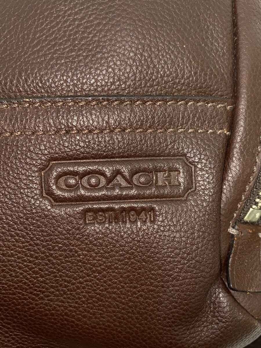 COACH Waist Bag Leather BRW 5