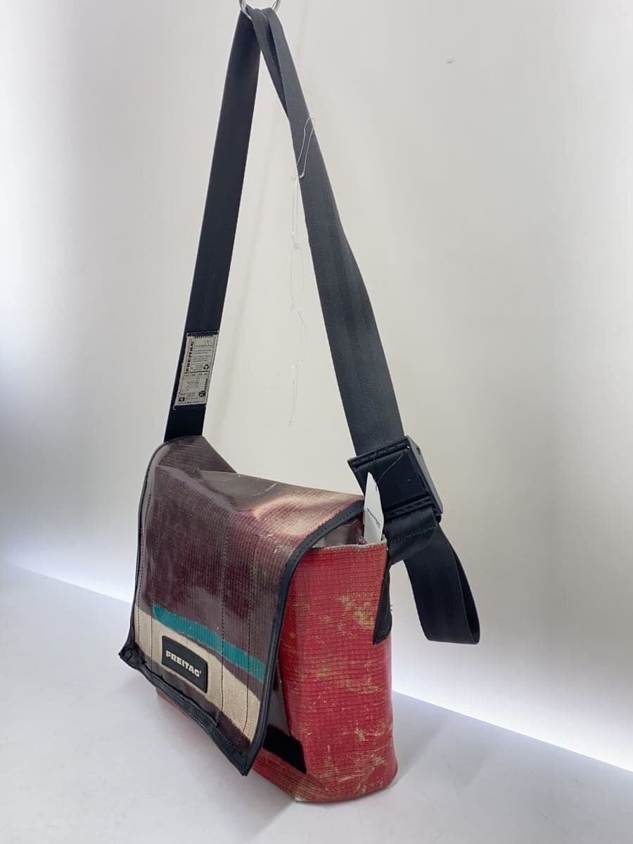 FREITAG Shoulder Bag Polyester RED Solid 2