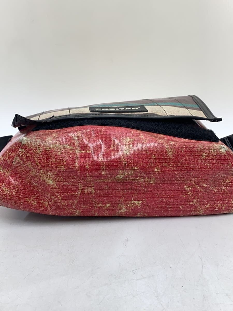 FREITAG Shoulder Bag Polyester RED Solid 4