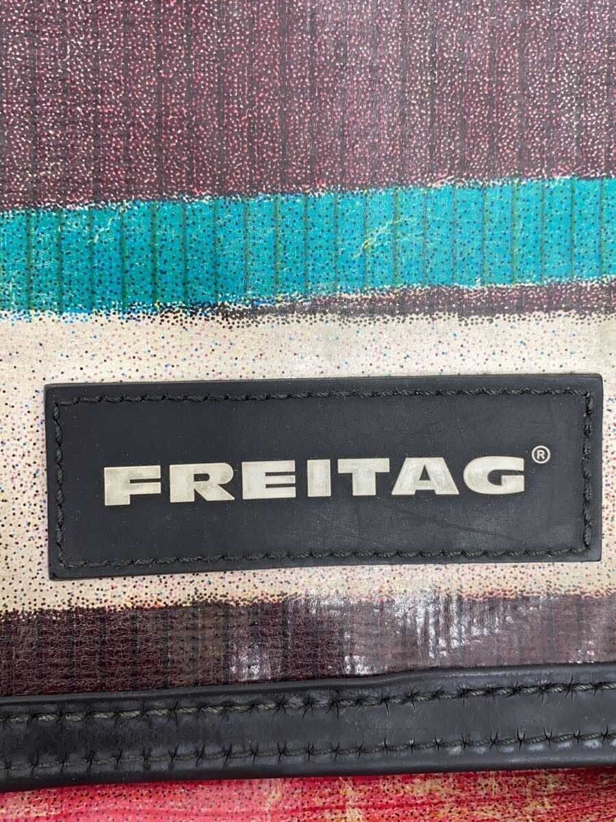 FREITAG Shoulder Bag Polyester RED Solid 5