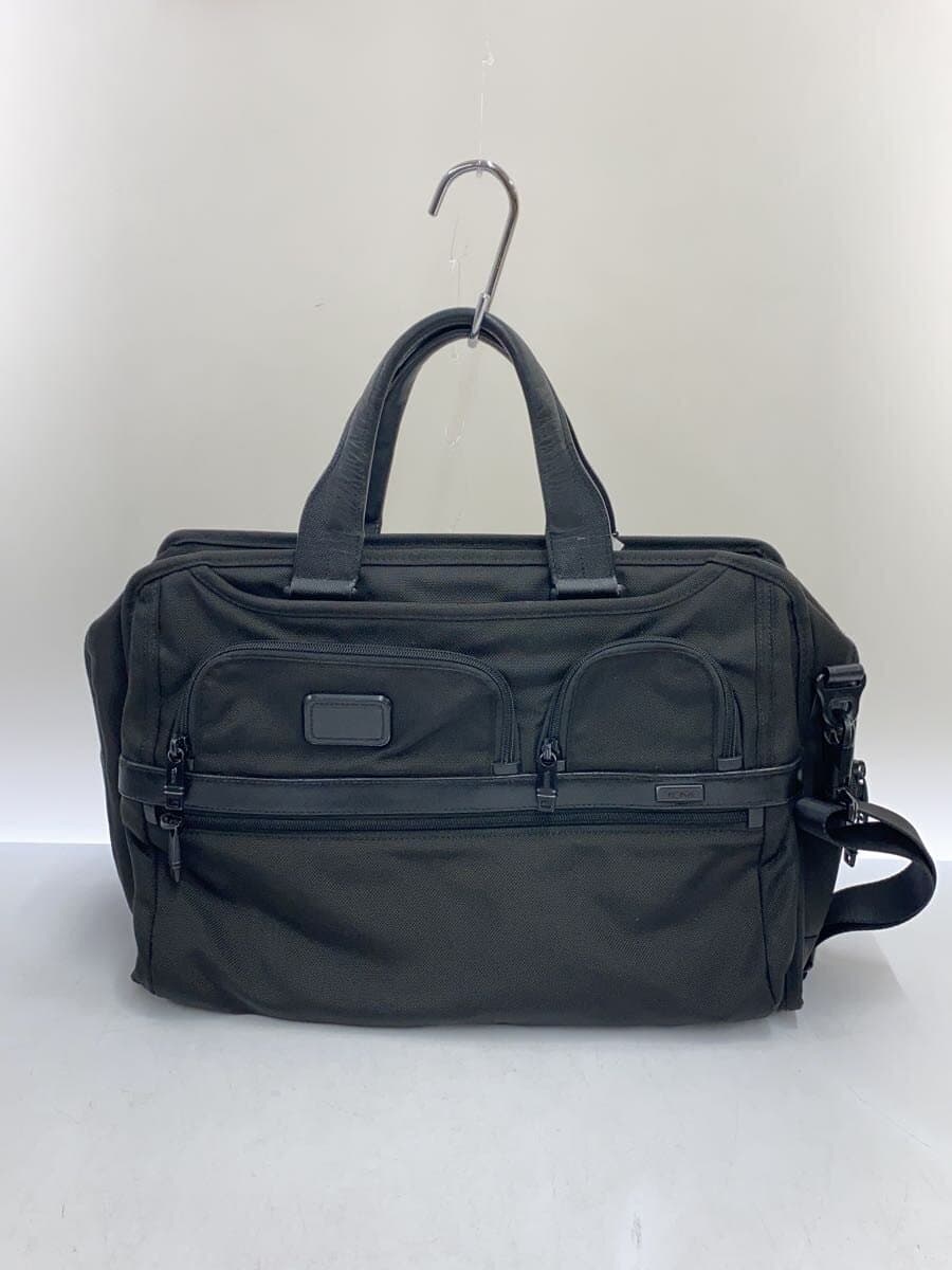 TUMI Briefcase Canvas BLK Solid ALPHAⅡ