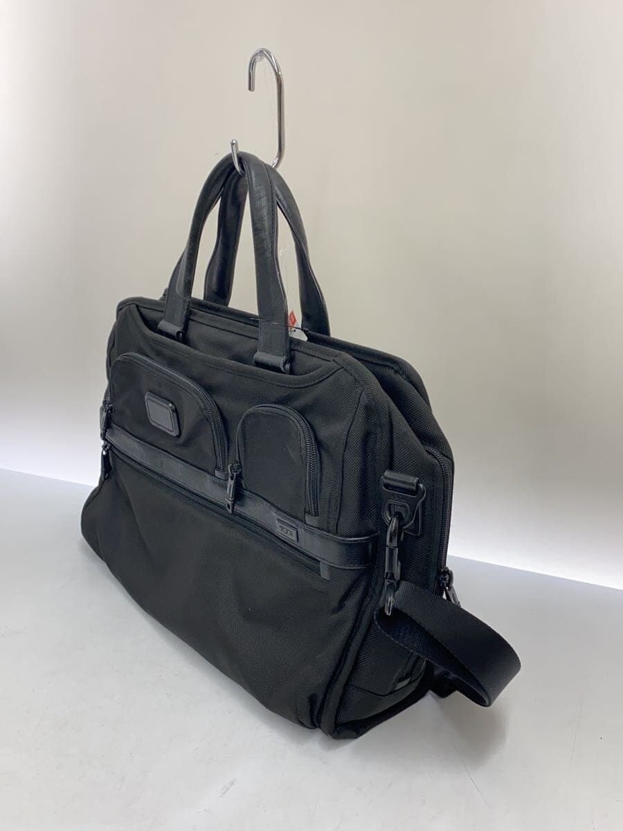 TUMI Briefcase Canvas BLK Solid ALPHAⅡ 2