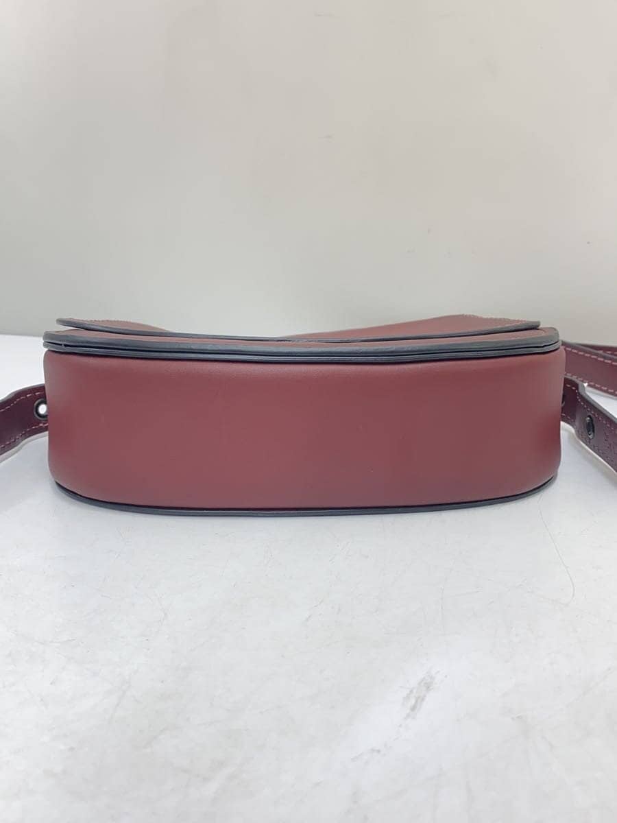 COACH shoulder bag leather BRD solid color 4