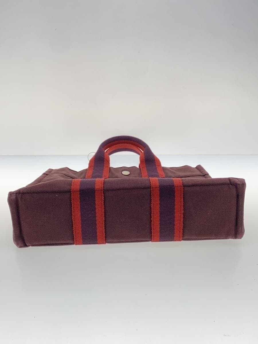 HERMES Fourre-Tout PM Handbag Canvas BRD 4