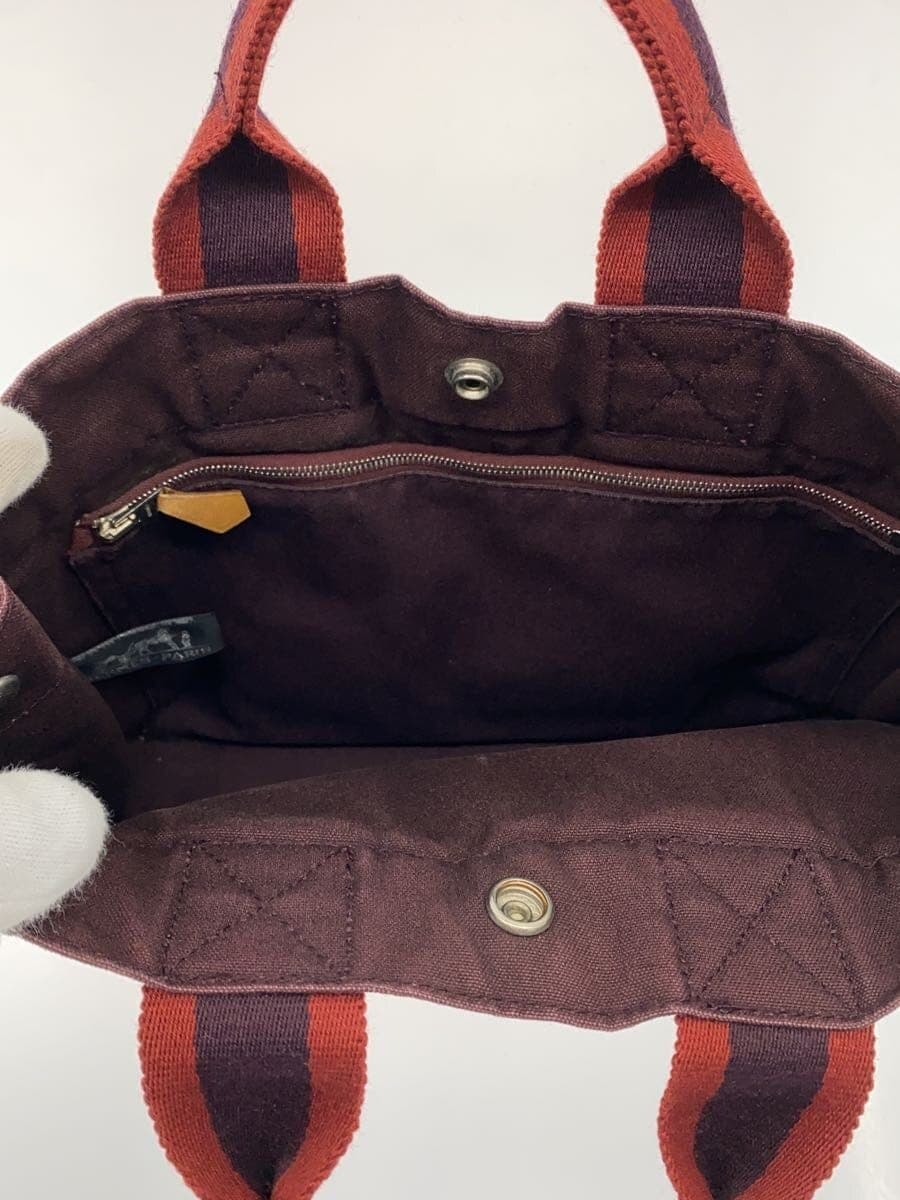HERMES Fourre-Tout PM Handbag Canvas BRD 6