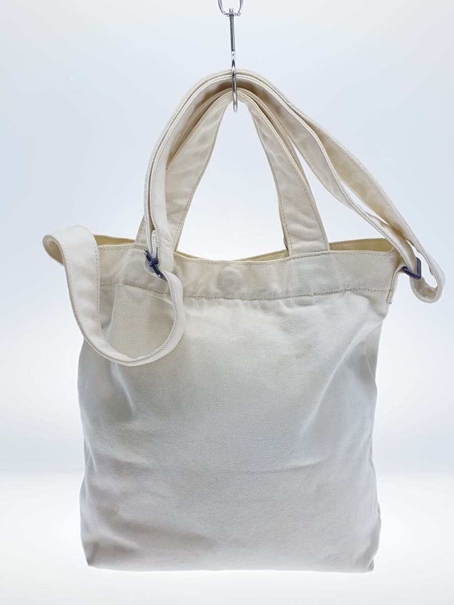 Onitsuka Tiger Tote Bag Canvas WHT 3