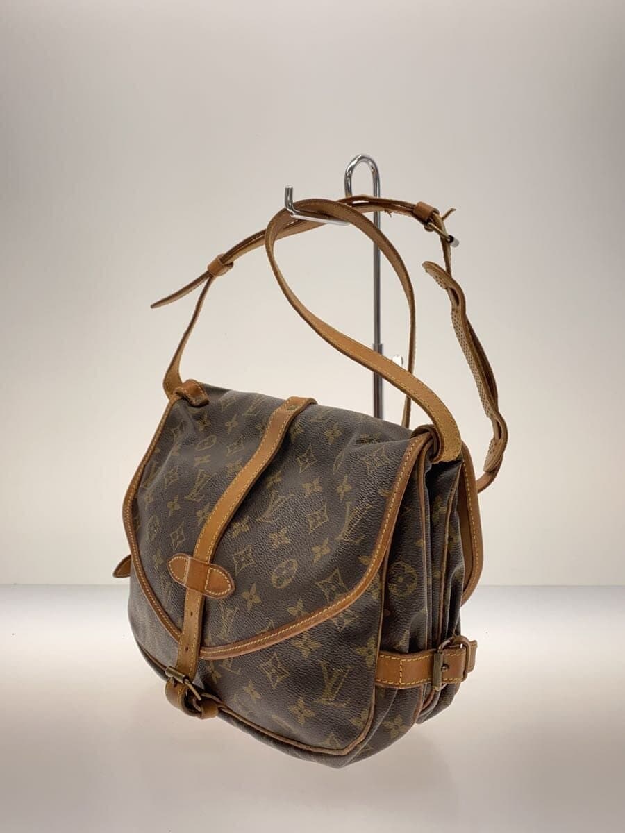 LOUIS VUITTON1)Saumur 30_Monogram Canvas PVC BRW 2