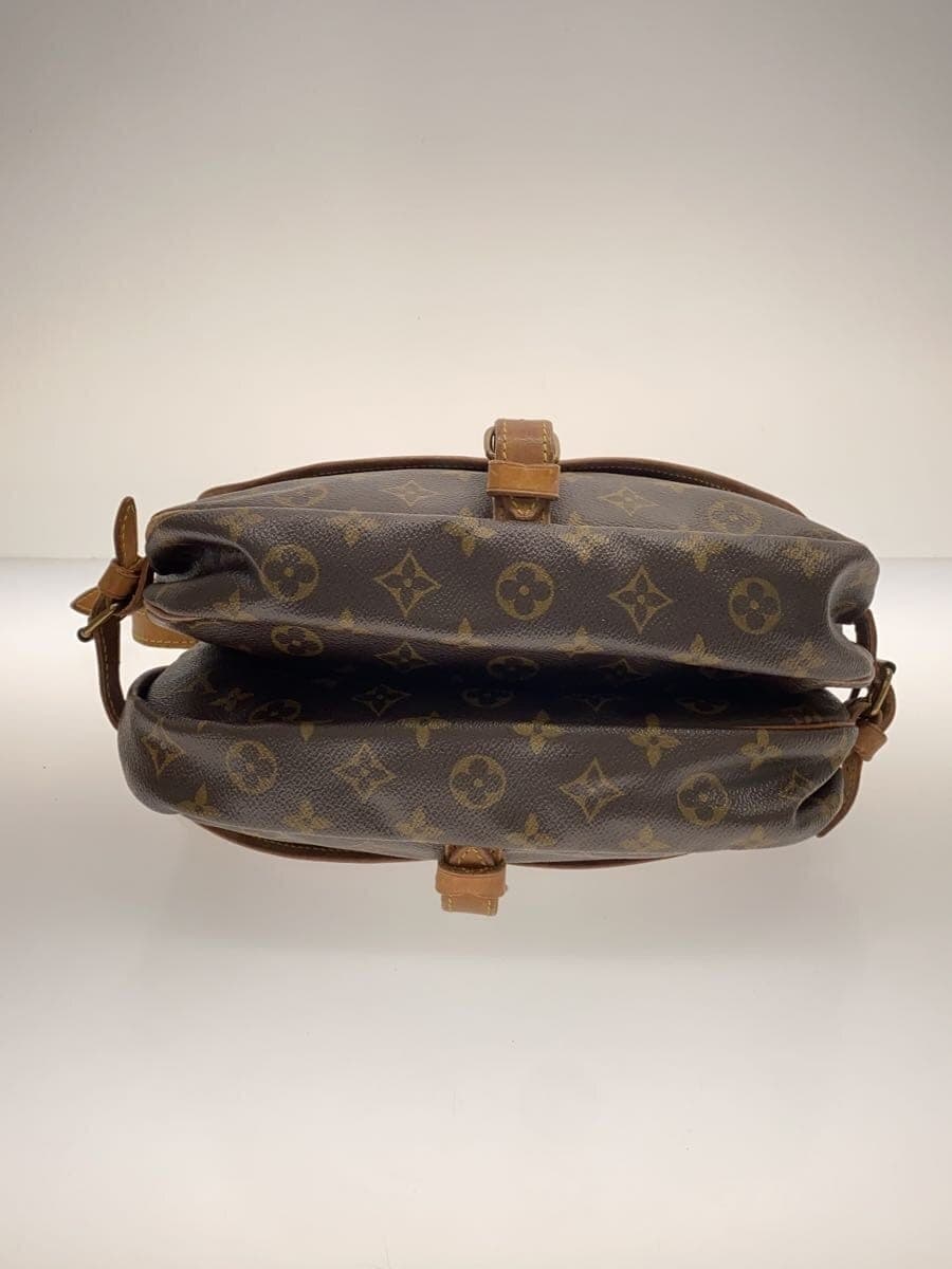 LOUIS VUITTON1)Saumur 30_Monogram Canvas PVC BRW 4