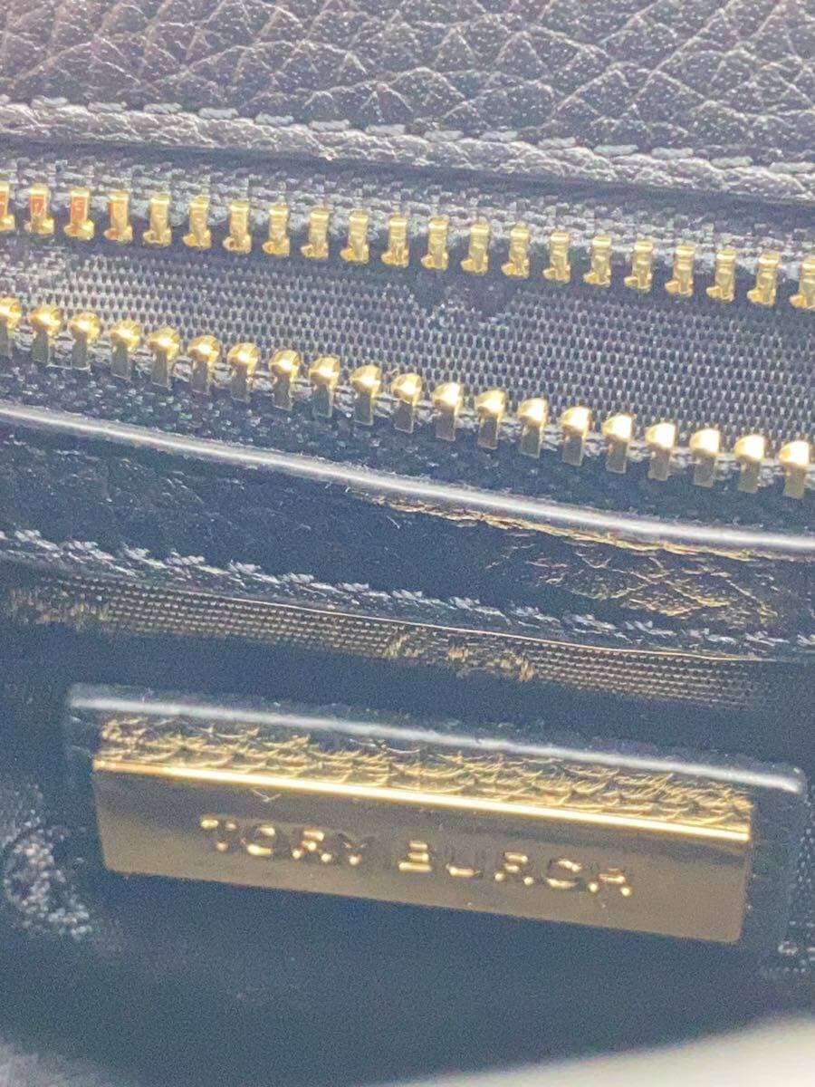 TORY BURCH Shoulder Bag Leather BLK 5