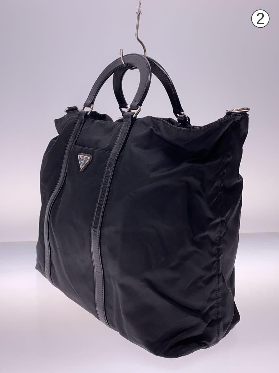 PRADA Tote Bag BLK Solid 2