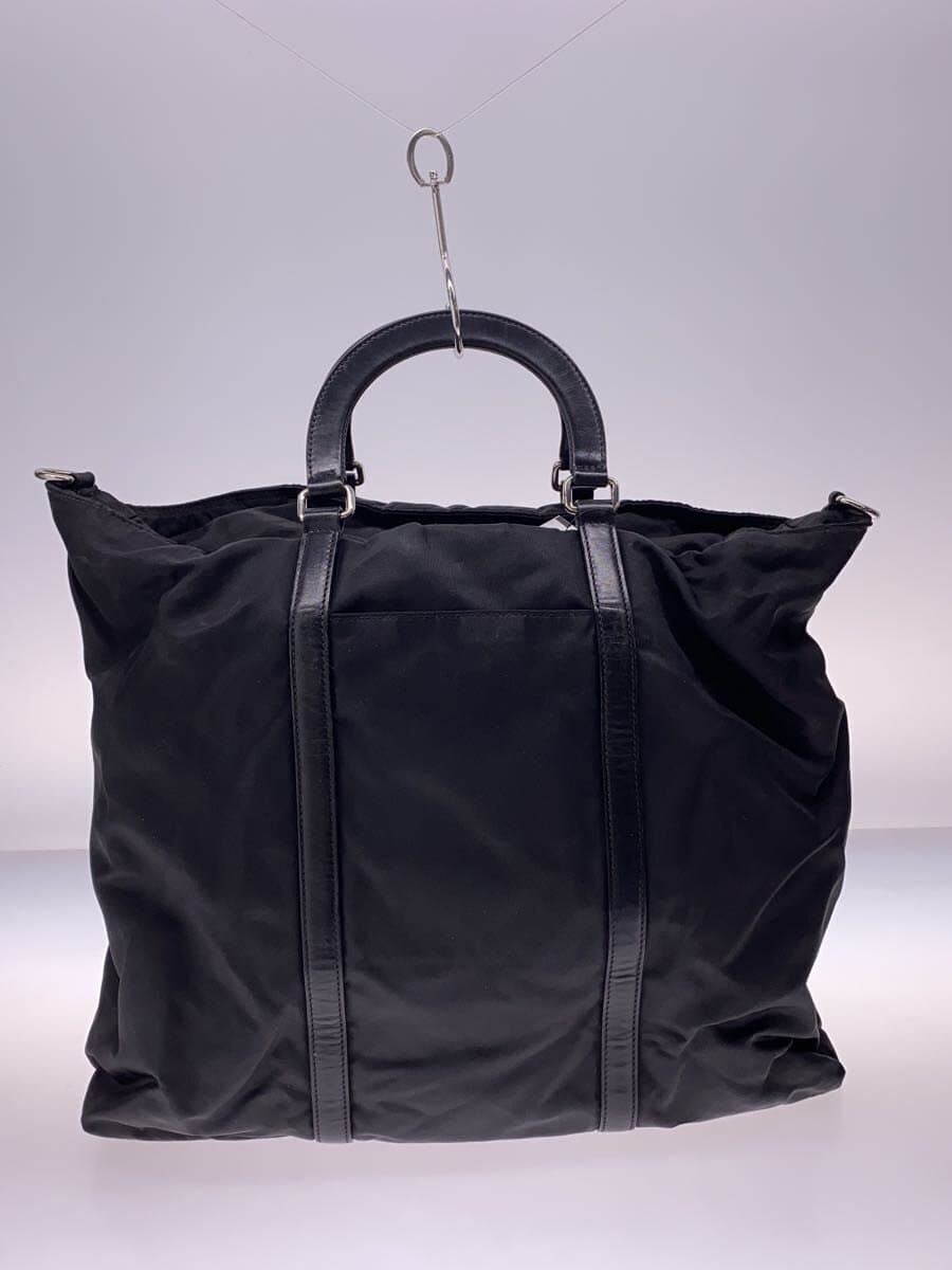PRADA Tote Bag BLK Solid 3