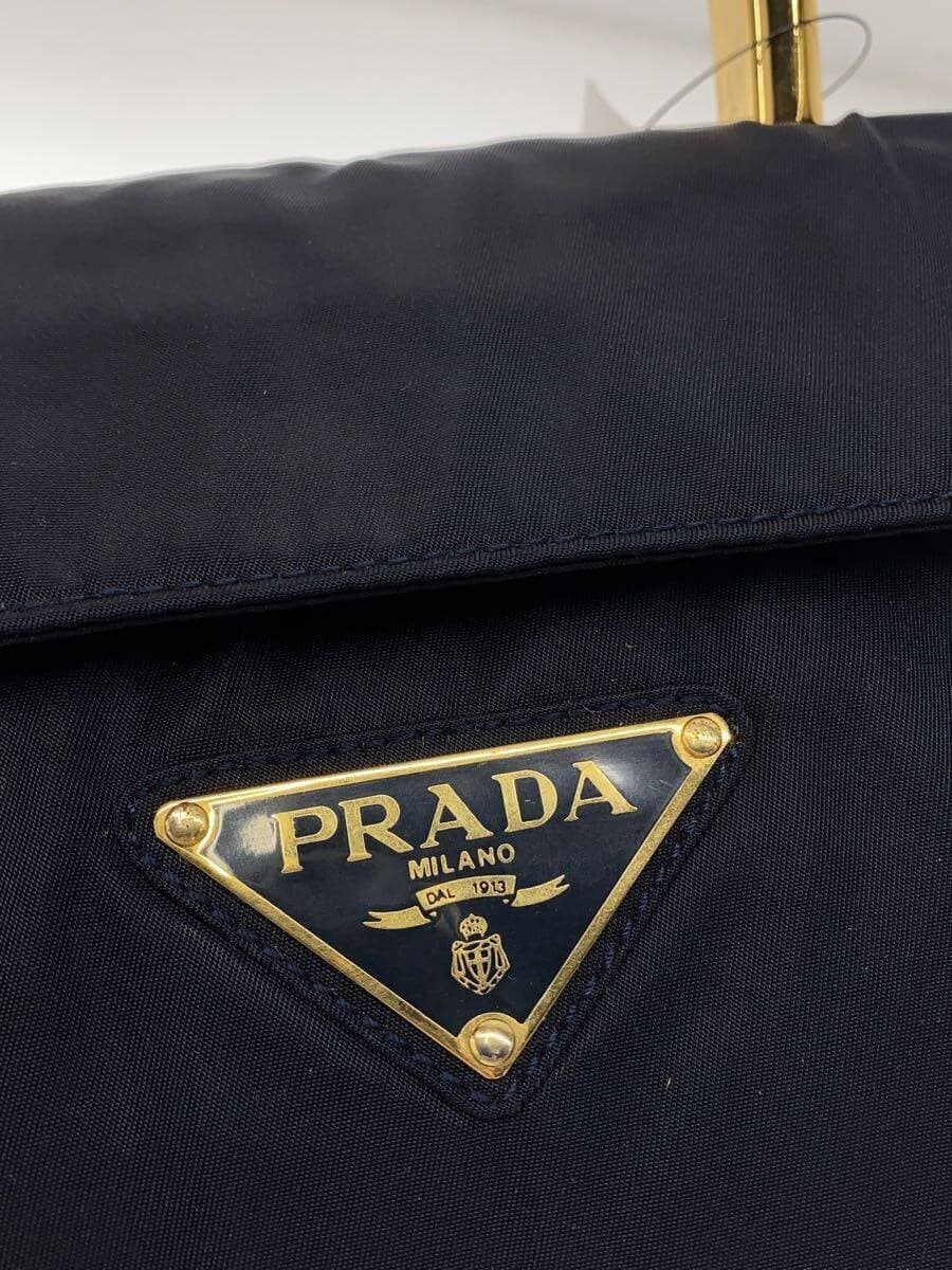 PRADA Handbag Nylon BLK 5
