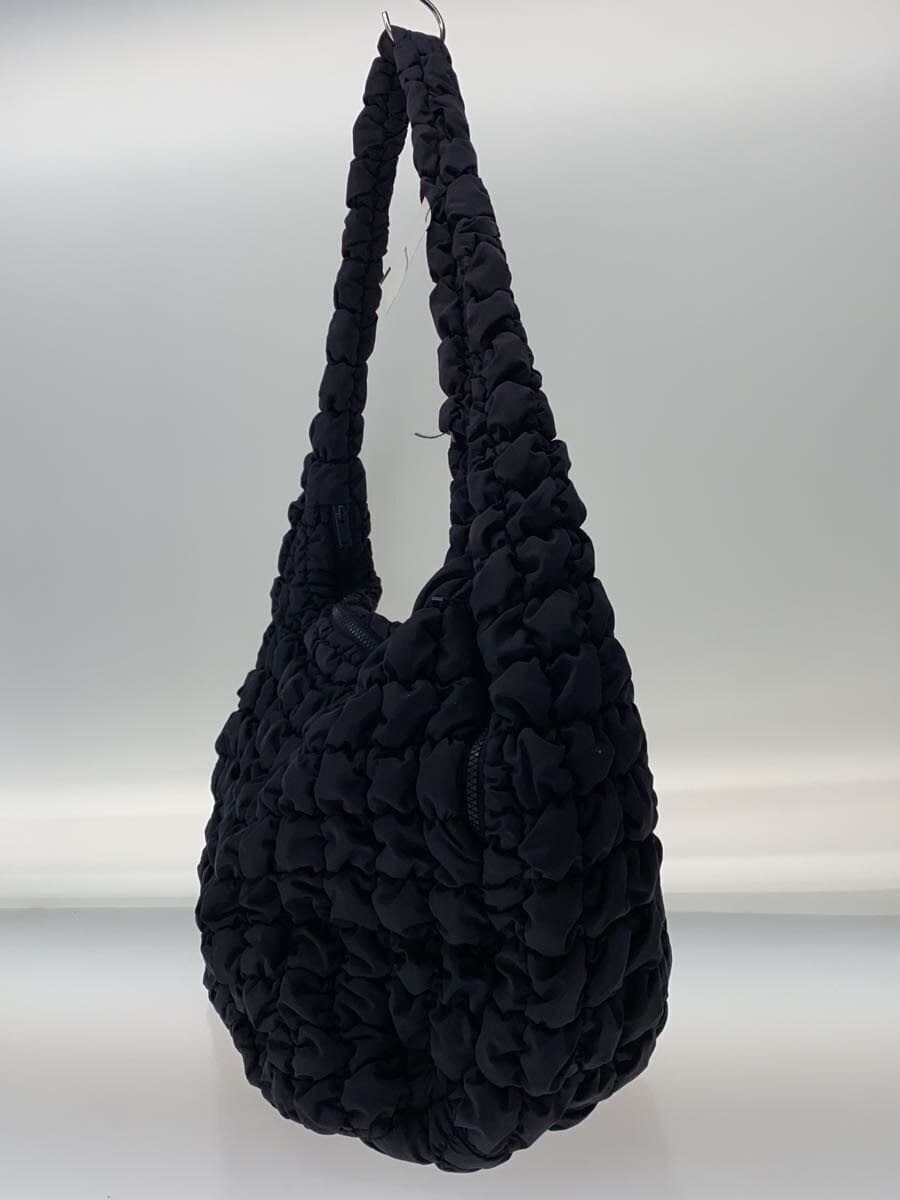 COS Shoulder Bag BLK Fluffy Quilted Bag 2