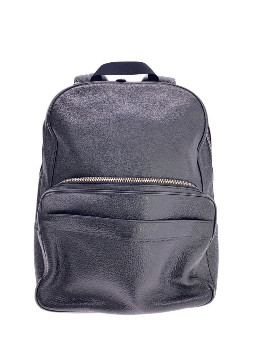 COACH Hamilton Pebbled Leather Backpack Leather BLK f72082