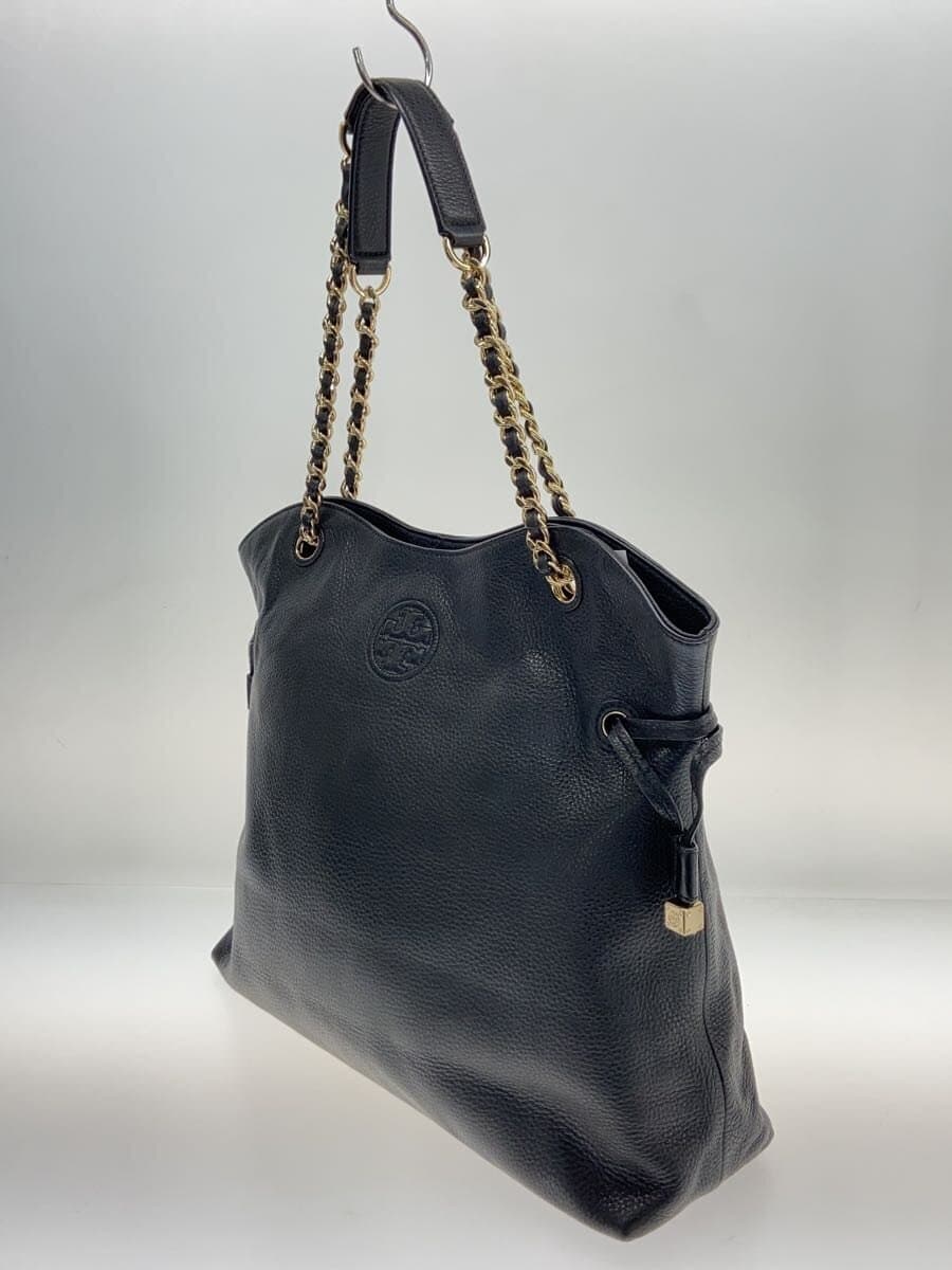 TORY BURCH Shoulder Bag Leather BLK 2