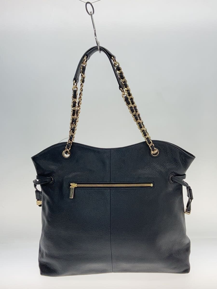 TORY BURCH Shoulder Bag Leather BLK 3