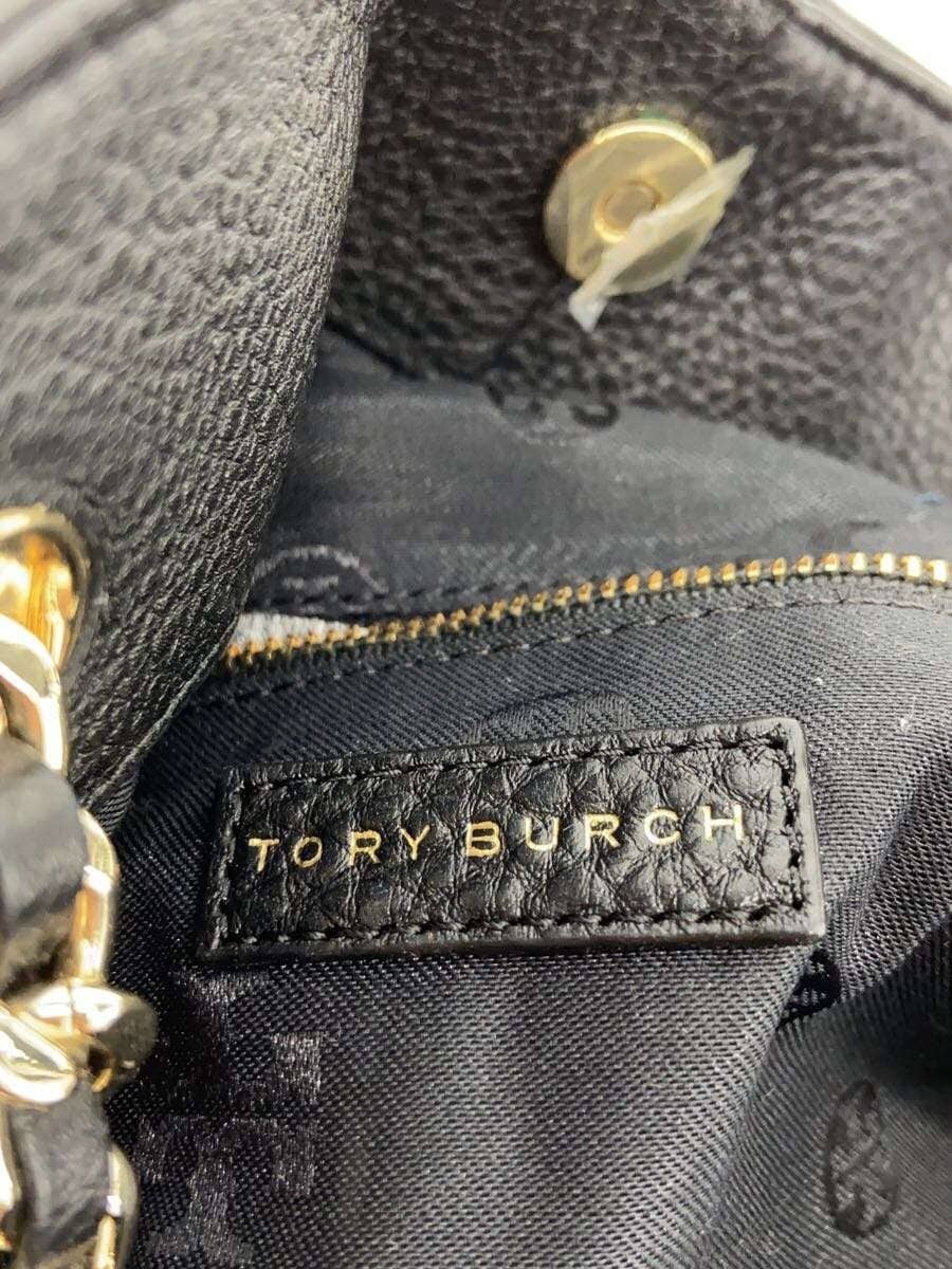 TORY BURCH Shoulder Bag Leather BLK 5