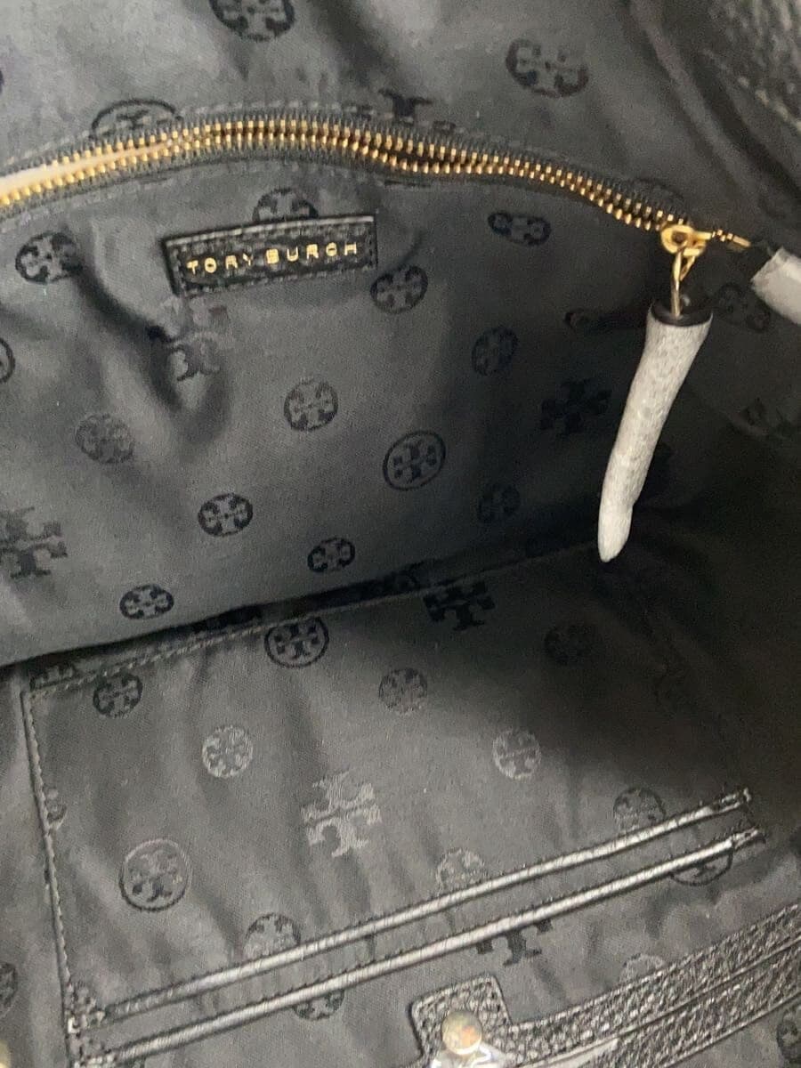 TORY BURCH Shoulder Bag Leather BLK 6
