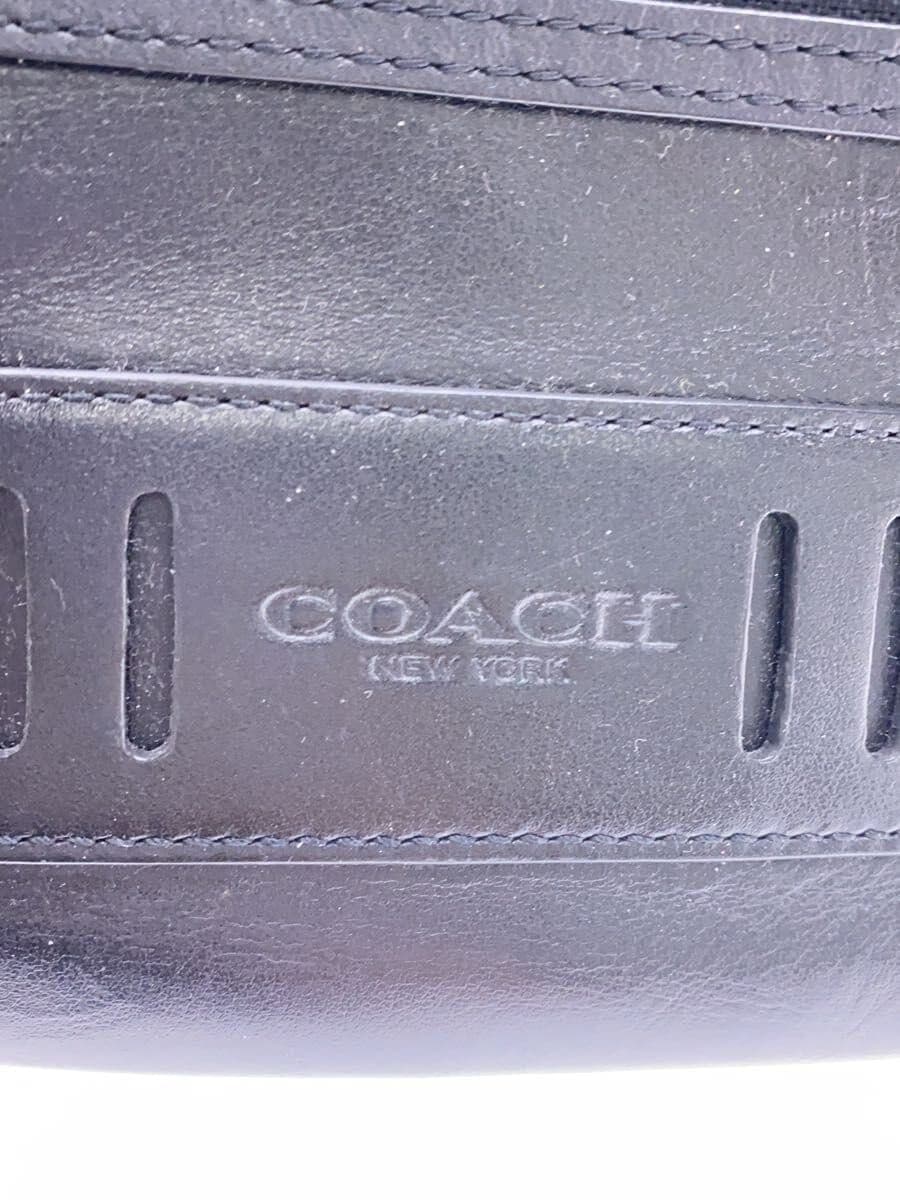 COACH Bag Leather BLK 5
