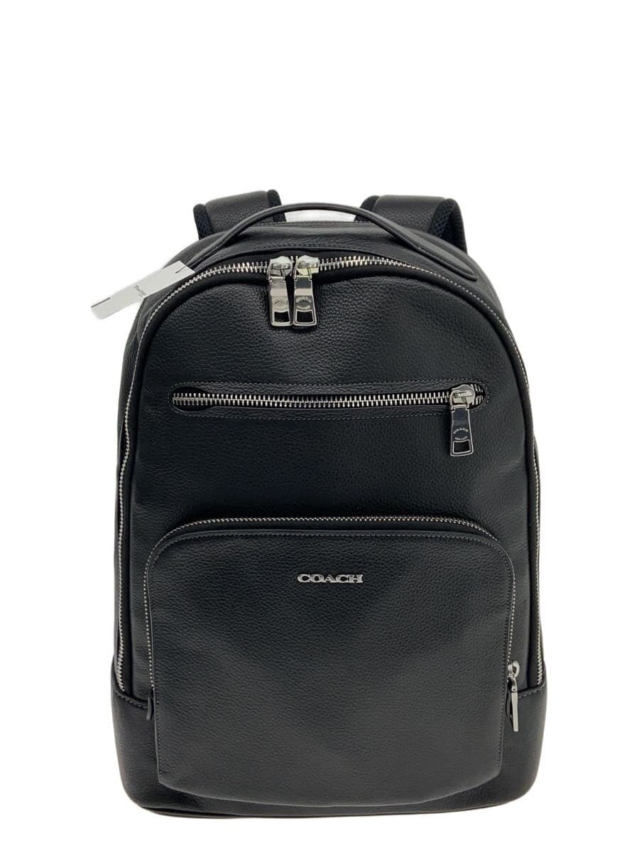 COACH Backpack Leather BLK cm697