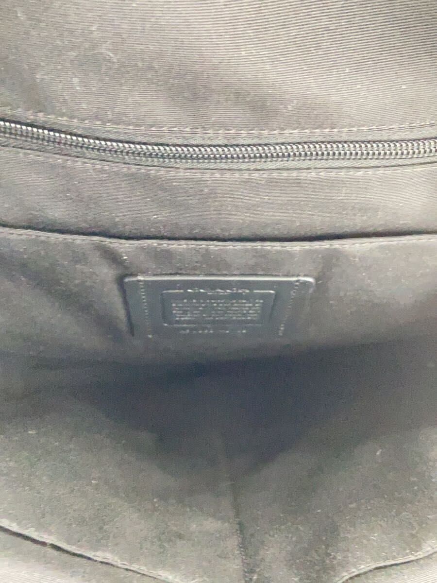 COACH Backpack Leather BLK cm697 6