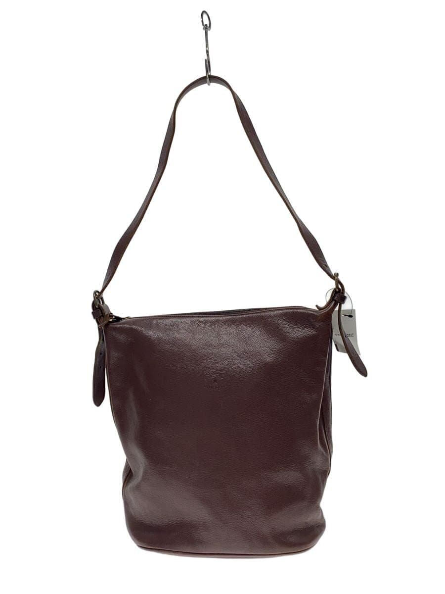 IL BISONTEWANNY DI FILIPPO Bucket Type Shoulder Bag Leather BRW