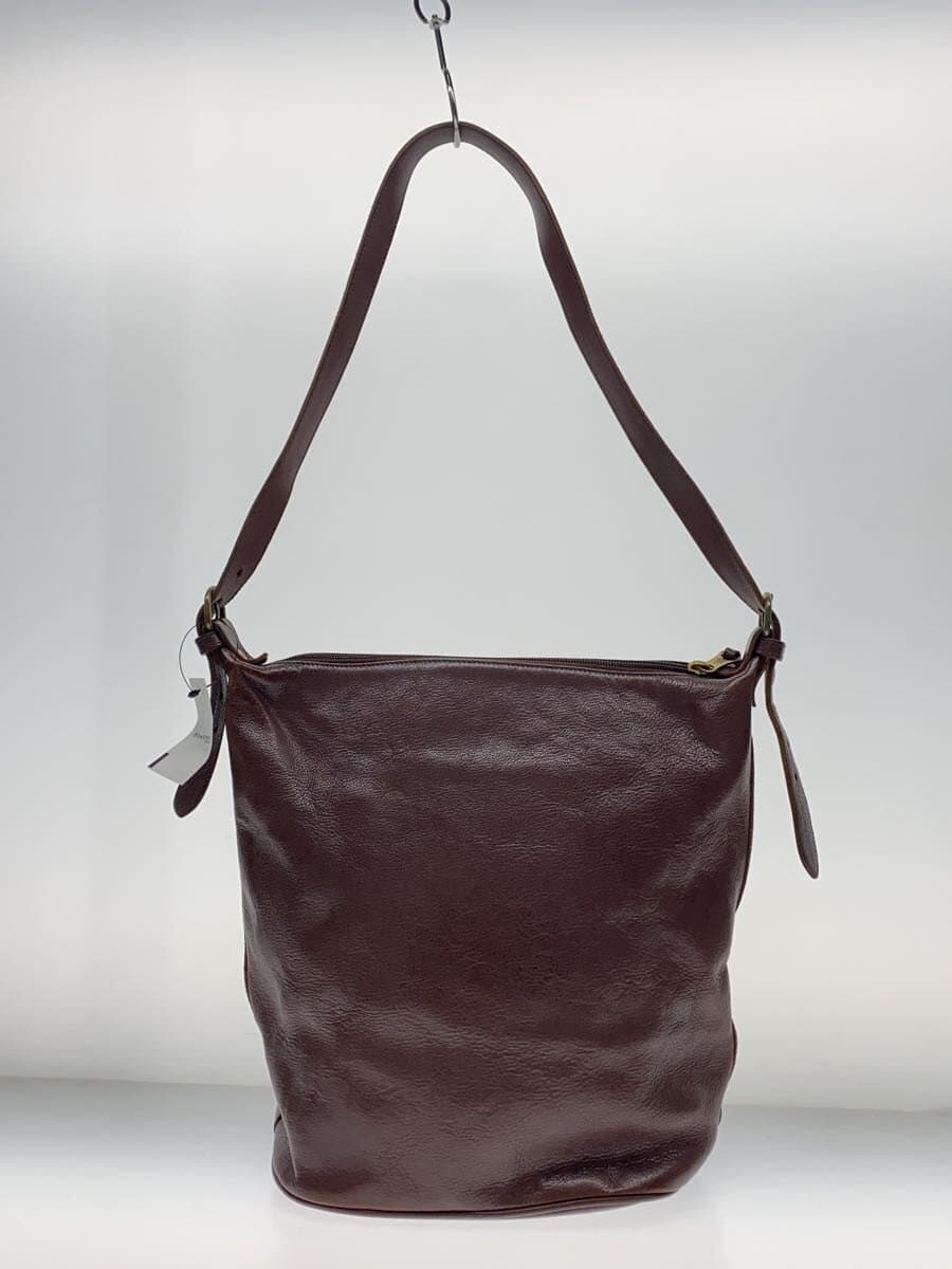 IL BISONTEWANNY DI FILIPPO Bucket Type Shoulder Bag Leather BRW 3