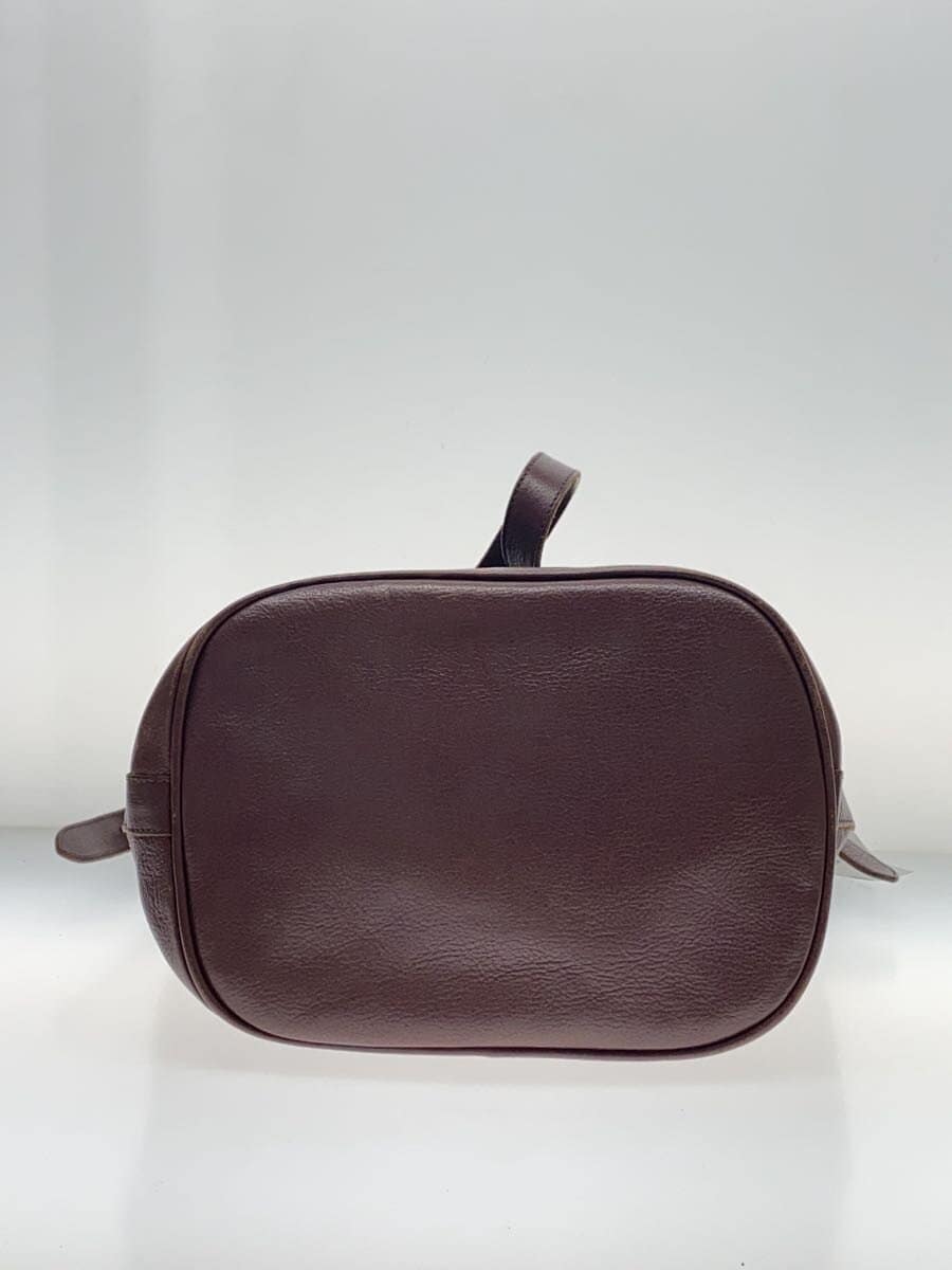 IL BISONTEWANNY DI FILIPPO Bucket Type Shoulder Bag Leather BRW 4