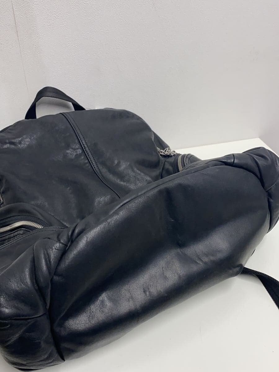 DIESEL Backpack Leather BLK 4