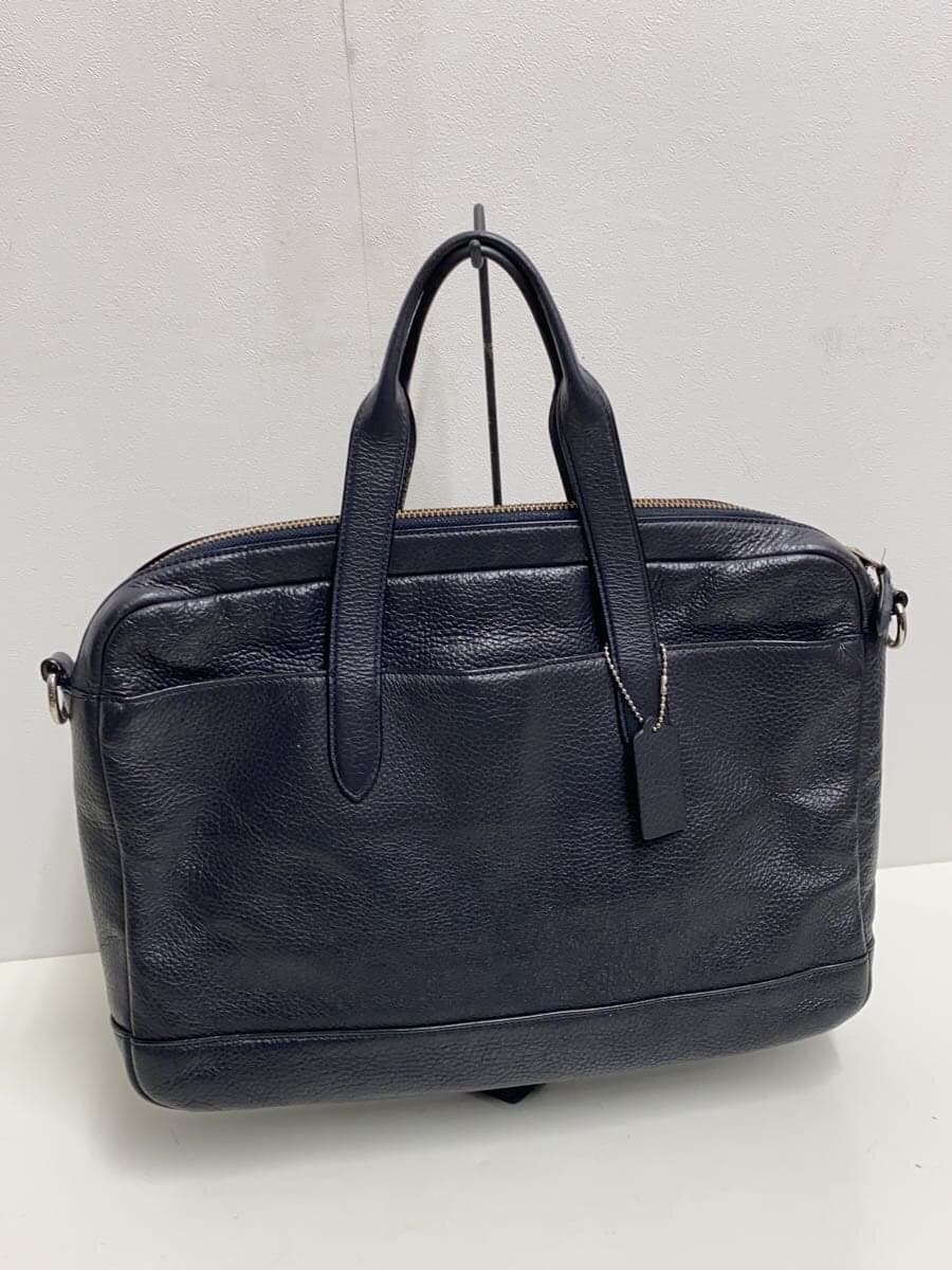 COACHHAMILTON BAG IN PEBBLE LEATHER Briefcase Leather NVY F11319 3