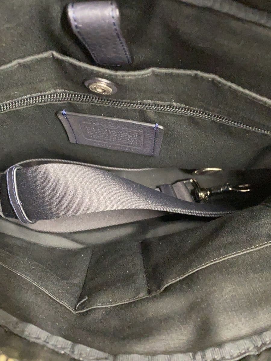 COACHHAMILTON BAG IN PEBBLE LEATHER Briefcase Leather NVY F11319 6