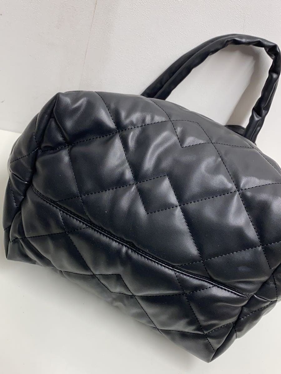 MARC JACOBS Quilted Tote Bag Polyester BLK Solid h004m01re21 001 4