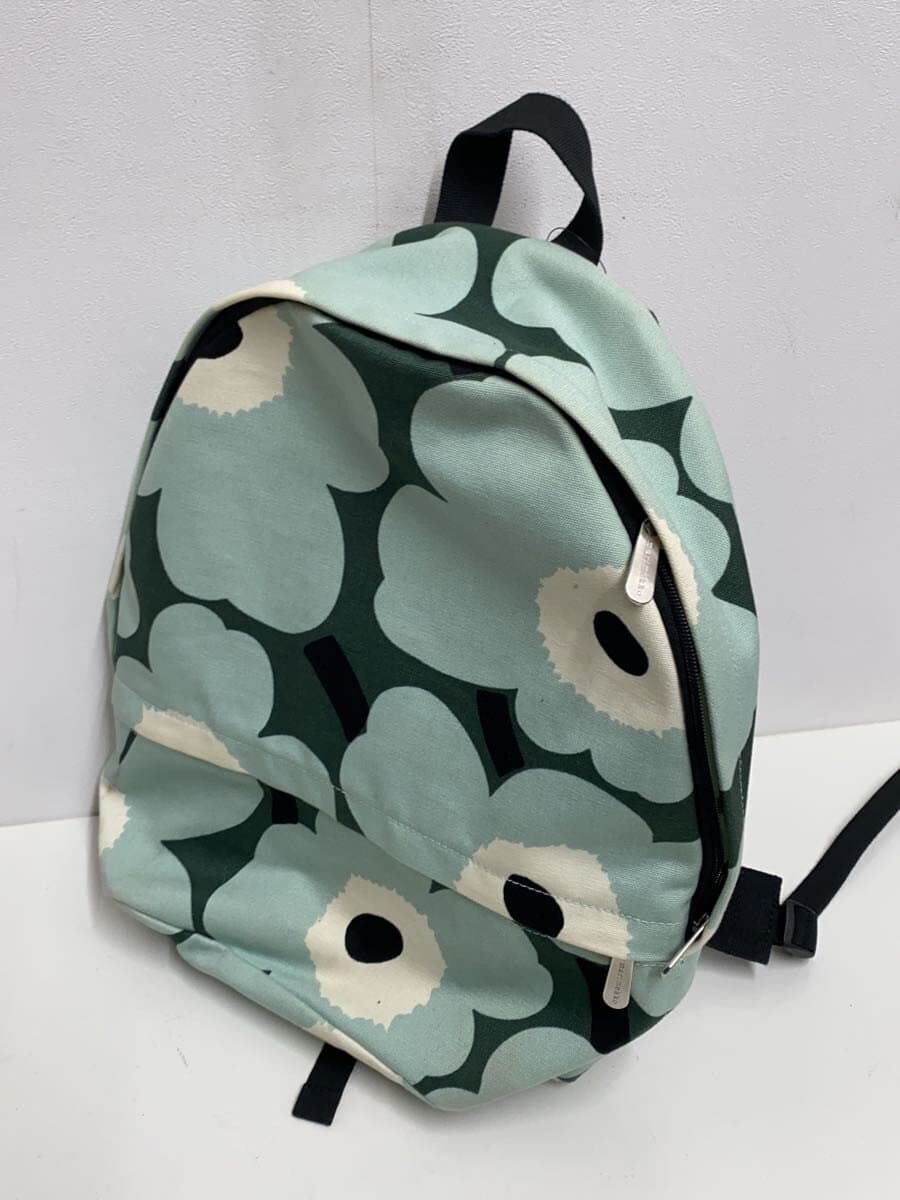 marimekko Backpack Nylon BLU Floral 2