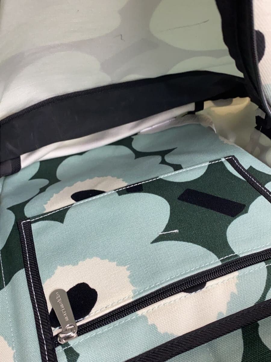 marimekko Backpack Nylon BLU Floral 6