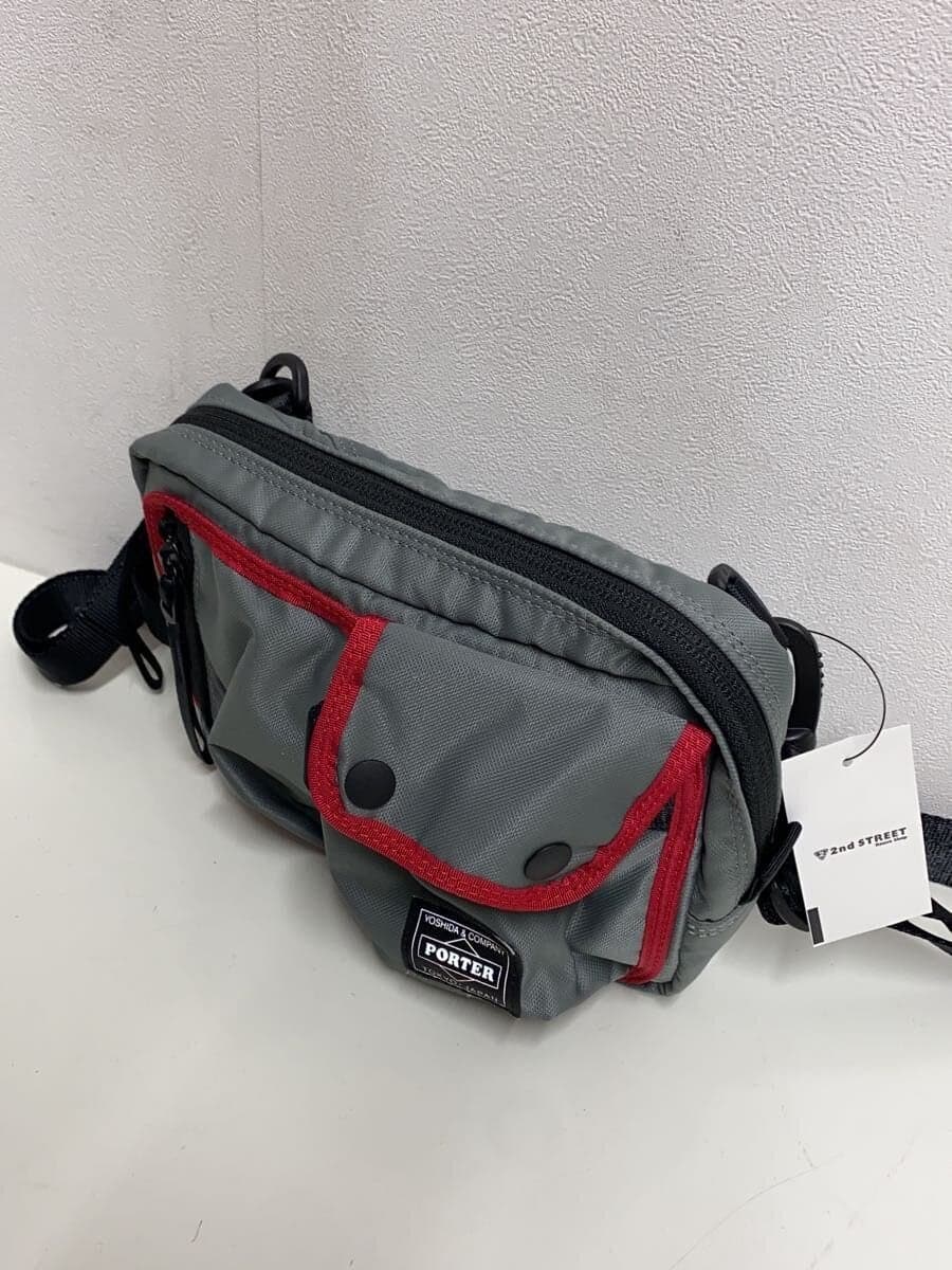 PORTER shoulder bag nylon GRY 2
