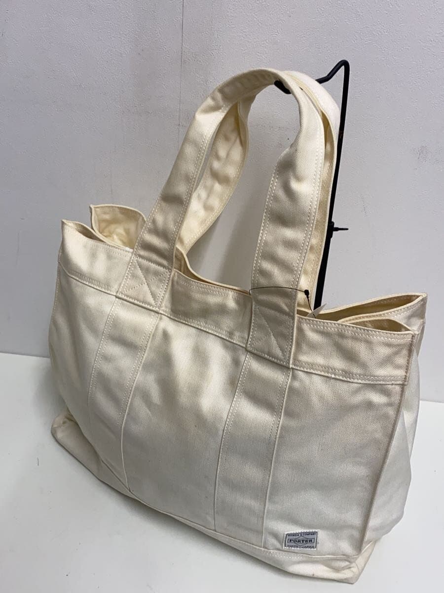 PORTER tote bag -- WHT 2
