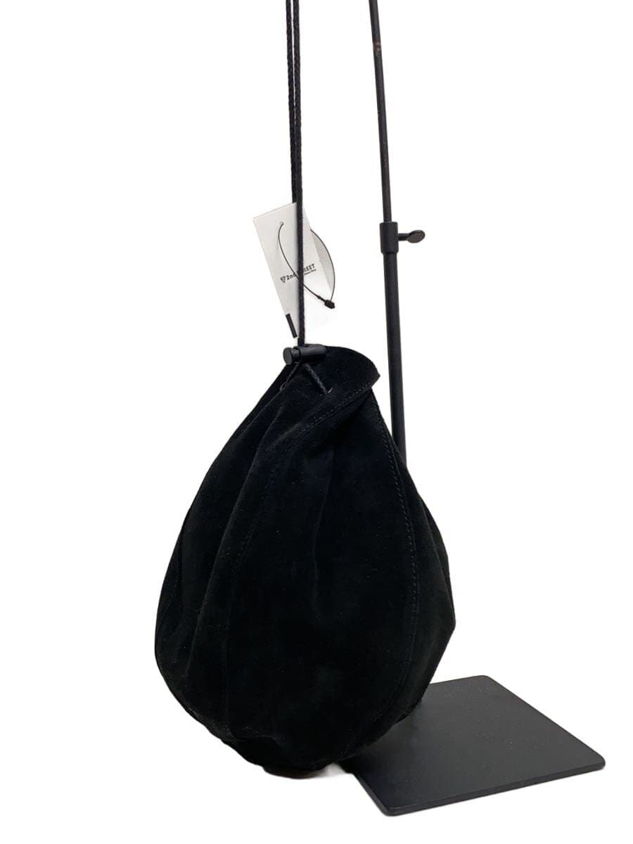 Hender Scheme drawstring pouch leather BLK plain 2