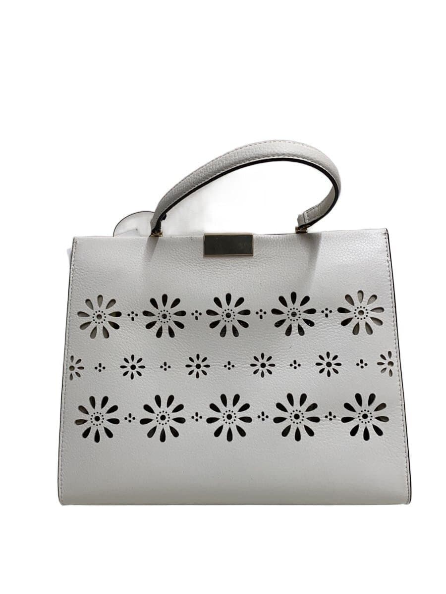 kate spade new york handbag leather WHT floral pattern 3